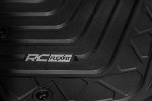 Toyota Tacoma Flex-Fit Floor Mats - Front - Rough Country - '16-'23